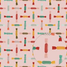 CRISS-CROSS CRACKERS PINK INTERWOVEN THREAD LOOK – RABEA BILZ