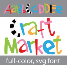 Craft Market Color Font