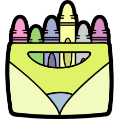 cartoon crayon box