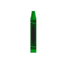 Green - Coloring Crayon Cut file - School Cut file