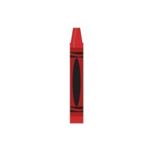 Red Coloring Crayon Cut file - School - Teacher Cut file