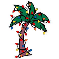 Christmas Palm Tree