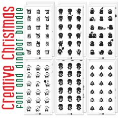 Creative Christmas Font and Dingbat Bundle