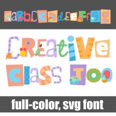 Creative Class Too Color Font