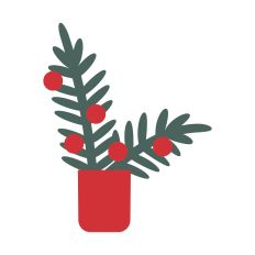 Christmas Potted Plant