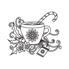 Hot Chocolate Christmas design