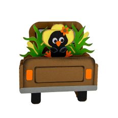 Crow Truck Box Card