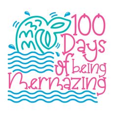 100 Days of School cut file