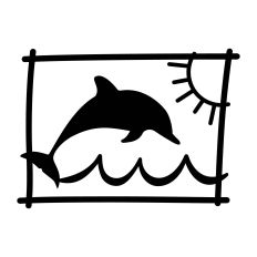 Framed Dolphin