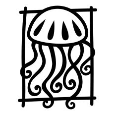 Framed Jellyfish