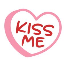 Kiss Me Candy Heart