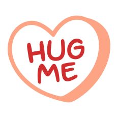 Hug Me Candy Heart