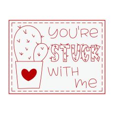 Valentine A2 Card Sketch