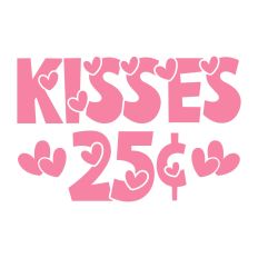 Kisses 25¢