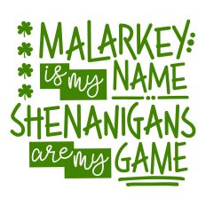 Malarkey is My Name, Shenanigans is my Game