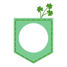 Clover Monogram Pocket Design