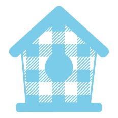 Plaid Birdhouse