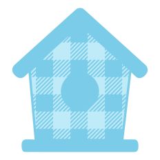 Plaid Birdhouse