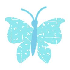 Distressed Butterfly