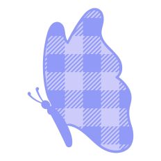 Plaid Butterfly