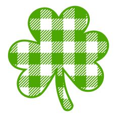 Buffalo Plaid Shamrock