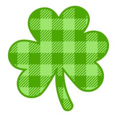 Buffalo Plaid Shamrock Layered
