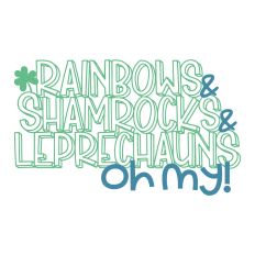Rainbows Shamrocks Leprechauns