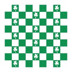 Shamrock Checkerboard