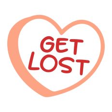 Get Lost Candy Heart