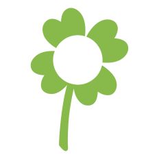 St. Patrick's Day Monogram 4 leaf Clover