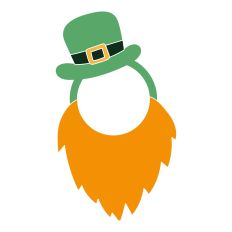 St. Patrick's Day Monogram Leprechaun