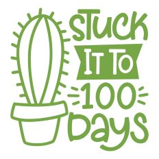 100 Days of School cut file