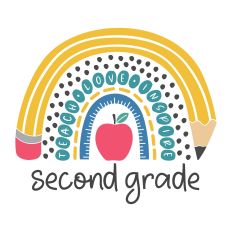 Boho Rainbow Second Grade