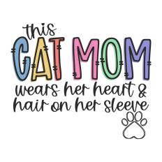 This Cat Mom Wears Her Heart on Her Sleeve