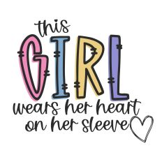 This Girl Wears Her Heart on Her Sleeve