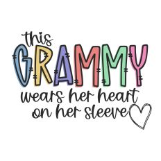 This Grammy Wears Her Heart on Her Sleeve
