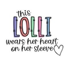 This Lolli Wears Her Heart on Her Sleeve