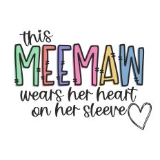 This Meemaw Wears Her Heart on Her Sleeve