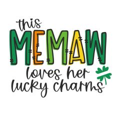 This Memaw Loves Her Lucky Charms