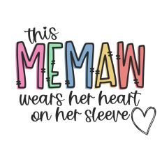 This Memaw Wears Her Heart on Her Sleeve