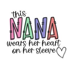 This Nana Wears Her Heart on Her Sleeve