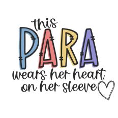 This Para Wears Her Heart on Her Sleeve