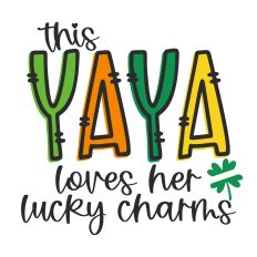 This Yaya Loves Her Lucky Charms
