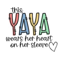 This Yaya Wears Her Heart on Her Sleeve