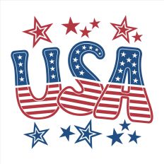 USA Stars Cut File