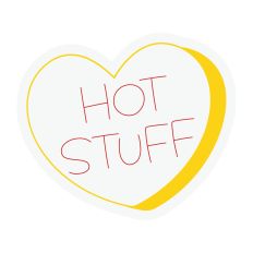 Hot Stuff Candy Heart Sketch Design