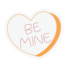 Be Mine Candy Heart Sketch Design