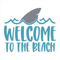 Welcome To The Beach Shark