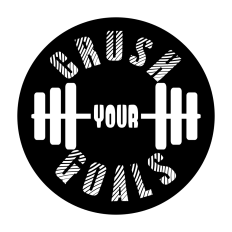 Crush Your Goals – Fitness SVG, Workout Motivation, Gym Cut File, Dumbbell Design, Fitness Quote