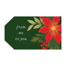Holiday Flower Gift Tag